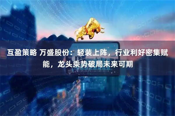 互盈策略 万盛股份：轻装上阵，行业利好密集赋能，龙头乘势破局未来可期