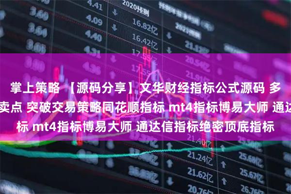 掌上策略 【源码分享】文华财经指标公式源码 多周期共振系统 精确买卖点 突破交易策略同花顺指标 mt4指标博易大师 通达信指标绝密顶底指标